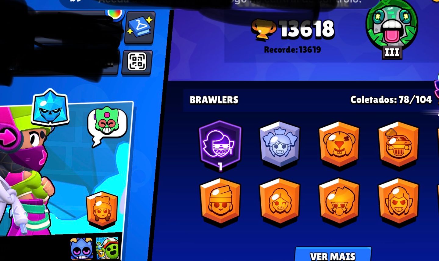 Conta de Braw Stars, 78 brawlers