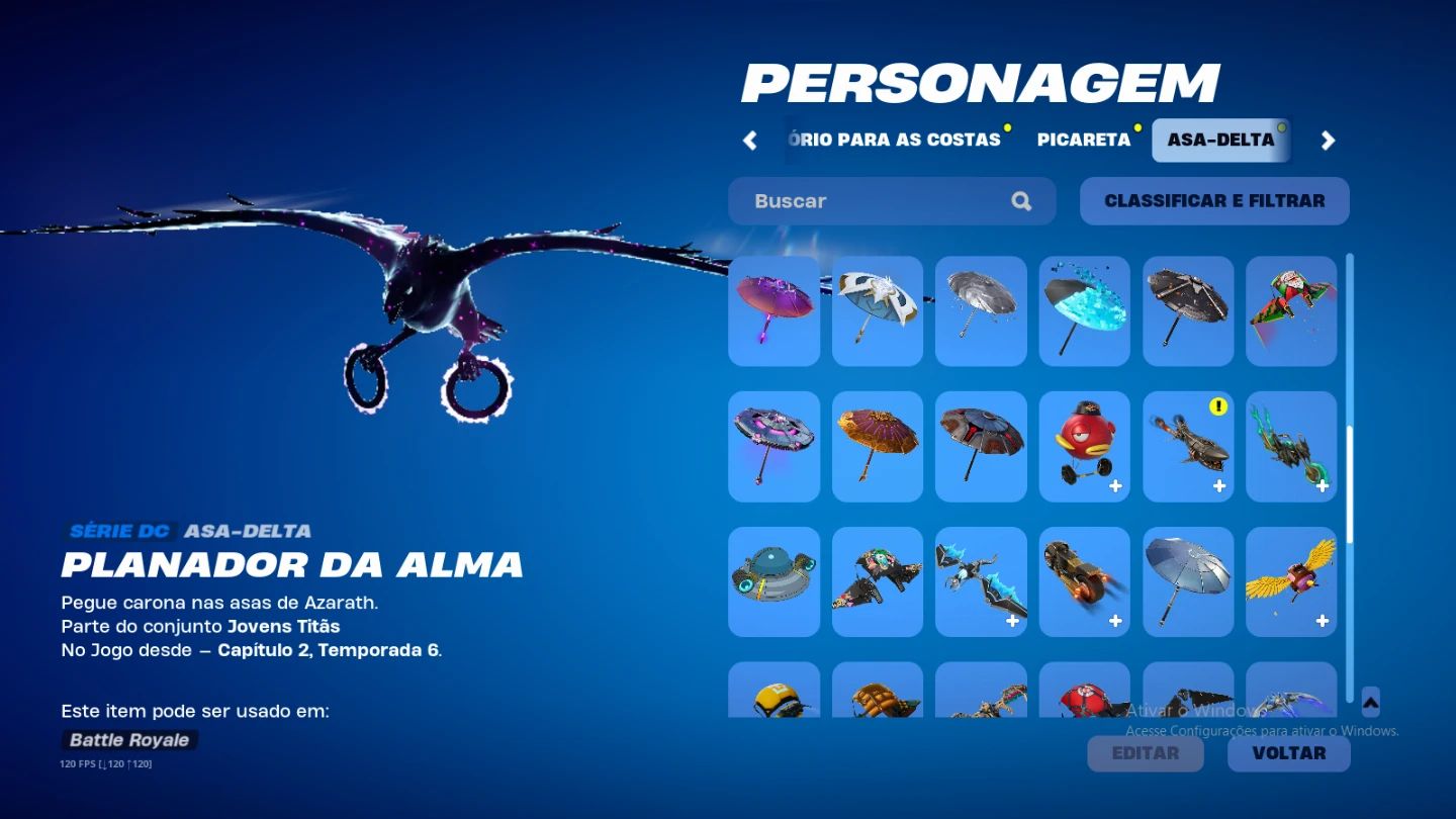 Ótima Conta de Fortnite, com Passes Desde a Temporada 6 do Cap2 Skins Tryhard.