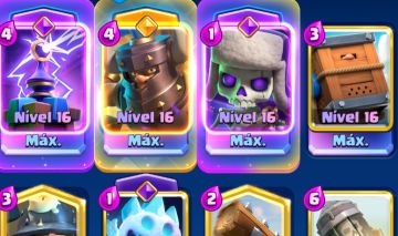 Conta Clash Royale 13427 Troféus com deck full e várias evoluções!