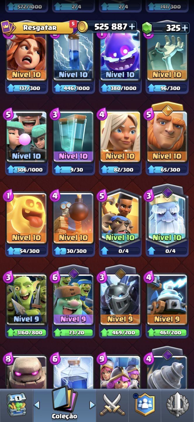 Conta Clash Royale 10k+ Troféus