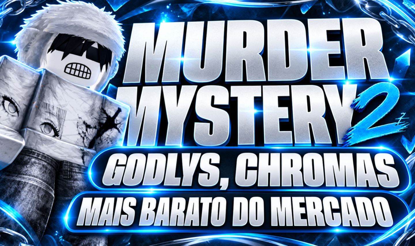 MURDER MYSTERY PREÇO BAIXO CONTAMOS COM CHROMAS, GODLYS, PETS E MUITO MAIS