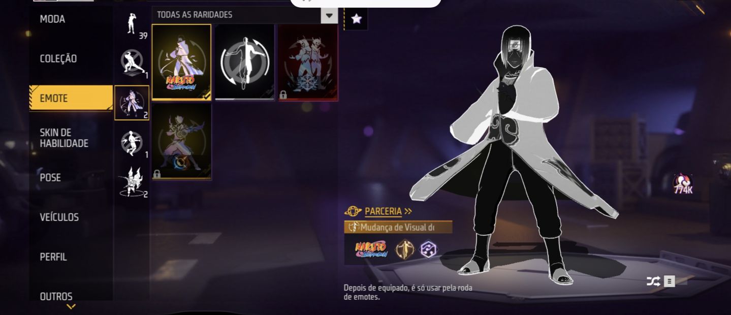 Conta Free Fire - Prime 6