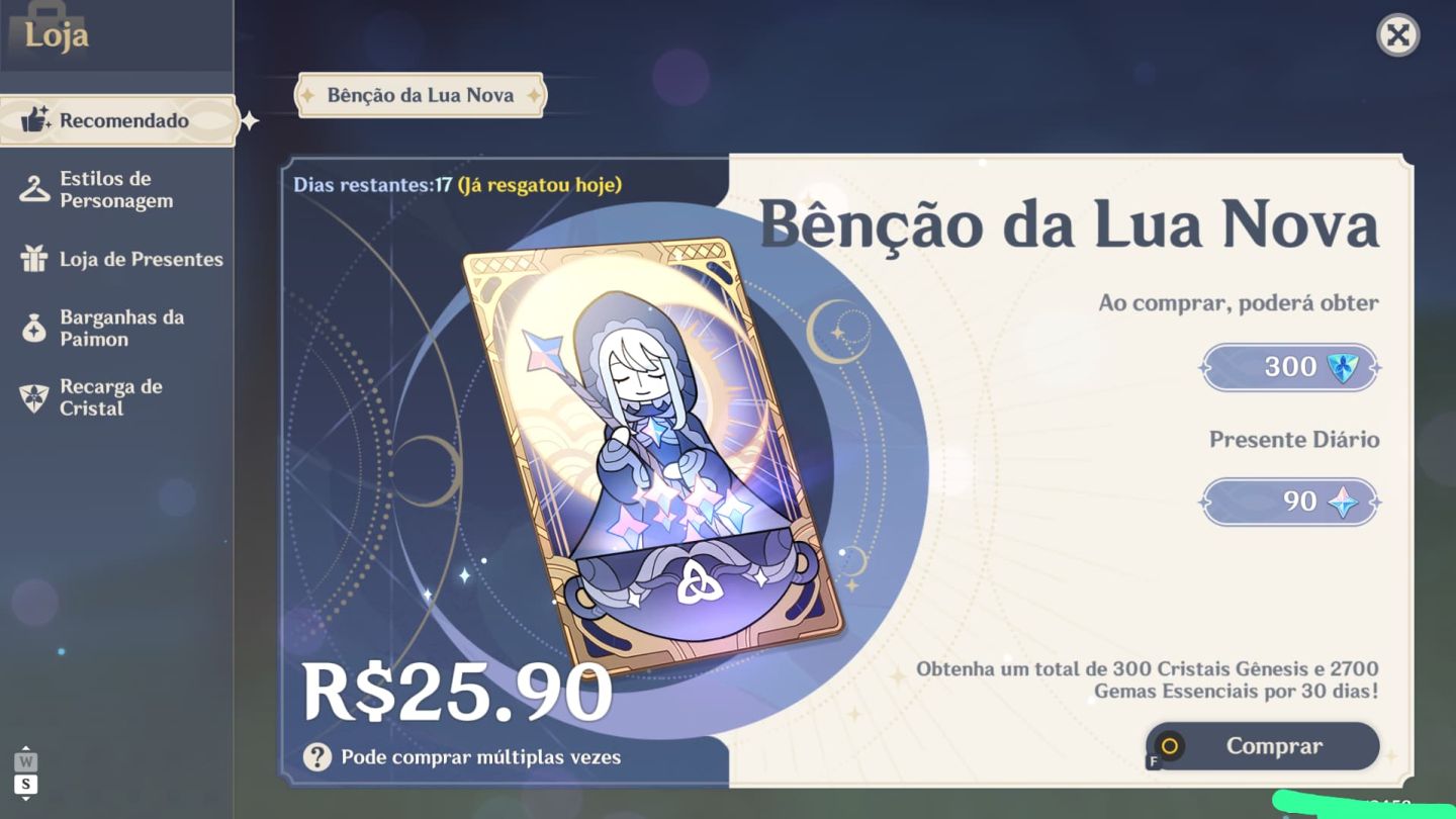 Conta com Odette C1, Vodyanitsa, Linnea C2+Biss, Flins, Mavuika e muito mais!!