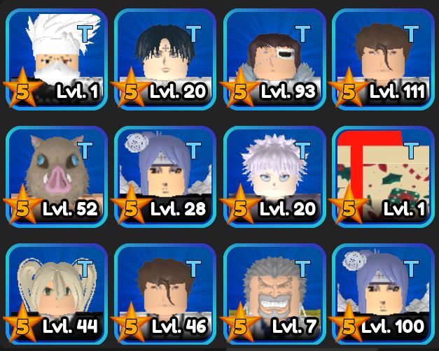 PERSONAGENS ALL STAR TOWER DEFENSE ASTD (PREÇO NEGOCIÁVEL)