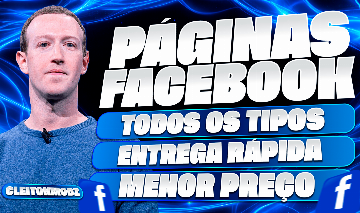 PÁGINA DO FACEBOOK NOVA E ANTIGA COM ANOS DE CRIAÇÃO