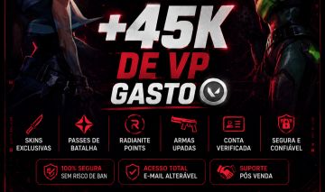 CONTA VALORANT +45K VP GASTOS