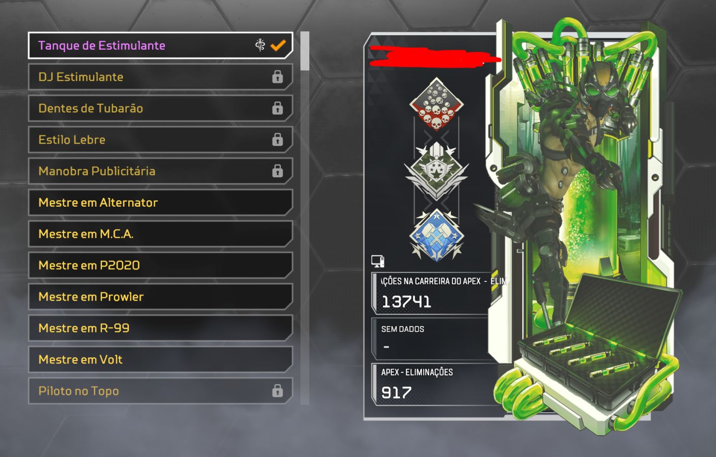 Conta Apex Legends (Herança Karambit e Bote da Serpente)