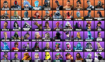 CONTA FORTNITE RARA! 116 SKINS 131 PICARETAS 102 GLIDERS ACESSO AO EMAIL ATUAL!!