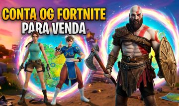 CONTA OG 2017 FORTNITE 400+ skins