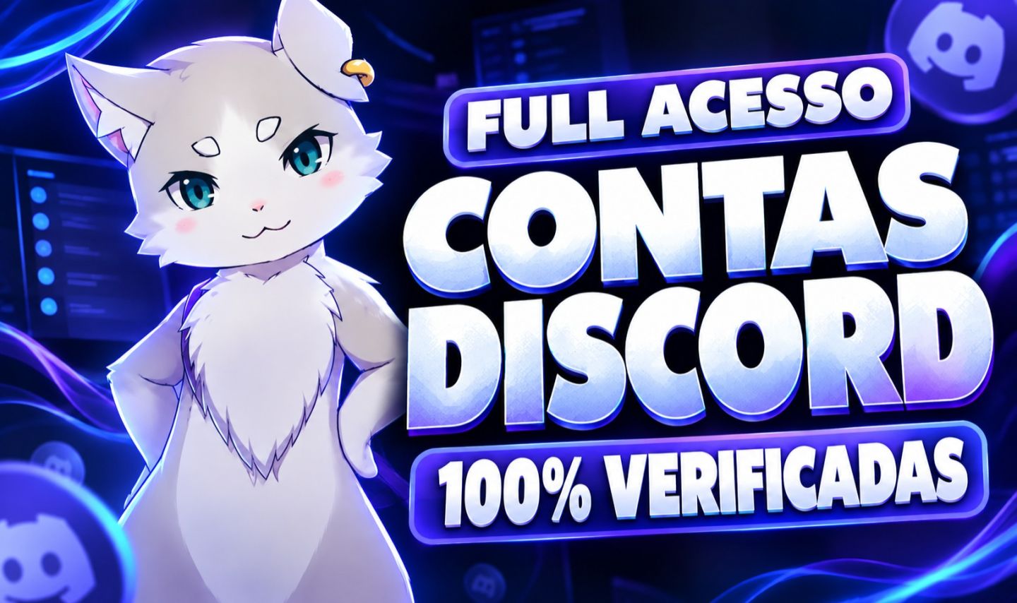 CONTAS DISCORD NOVAS VIRGENS - FULL ACESSO ( EMAIL + SENHA + TOKEN )