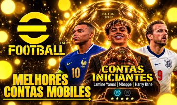 Melhores Contas Efootball Mobile Com MESSI Bigtime 109, Épicos e Showtimes Raros