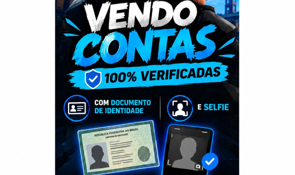 Contas Roblox 100% verificação com selfie e identidade