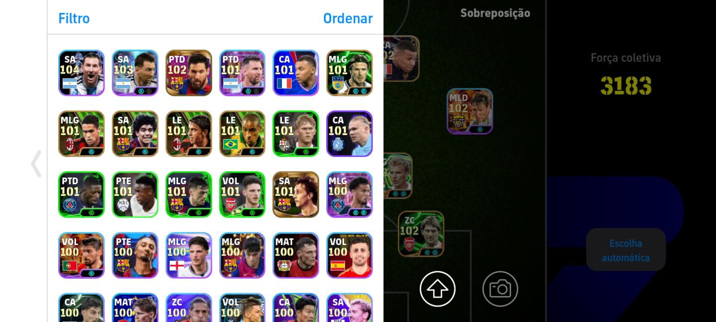 CONTA EFOOTBALL MUITO RARA!! TIME LEGENDS PES 21+CARTAS RARAS E ANTIGAS!!