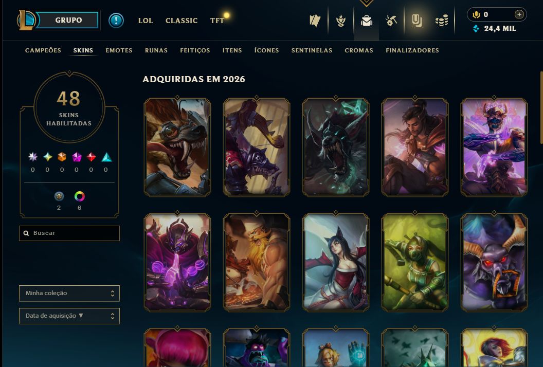 Conta lvl.28 smurf UPADA A MÃO SEM RANK LOL