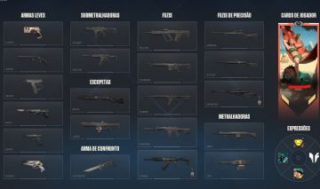 CONTA VALORANT COM VARIAS SKINS