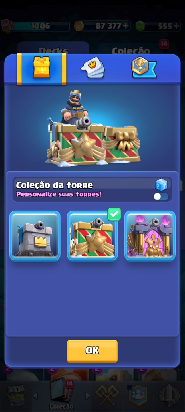 Conta de Clash Royale ( várias cartas nv 11 e várias cartas lendárias)