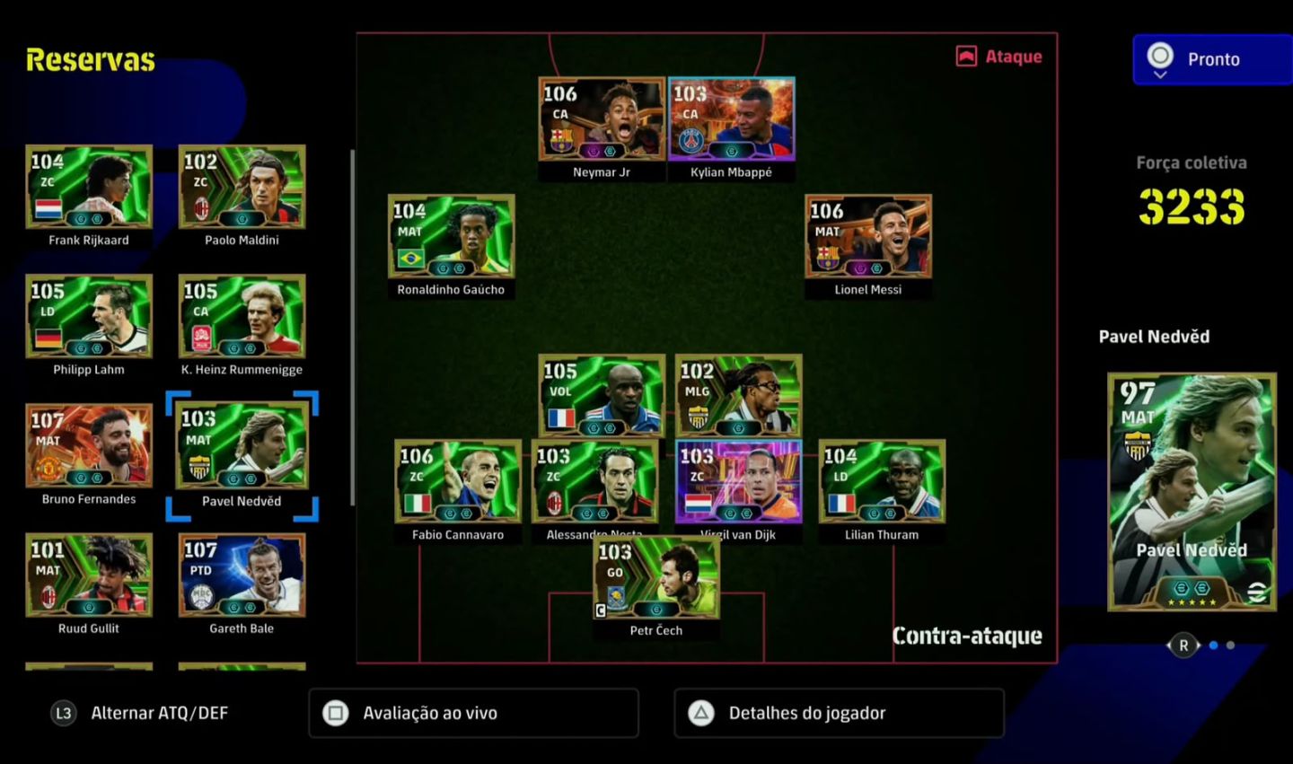 Conta Efootball Full épica PS4/PS5