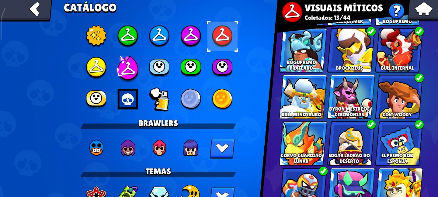 CONTA GEMADA DE BRAWL STARS COM 50K