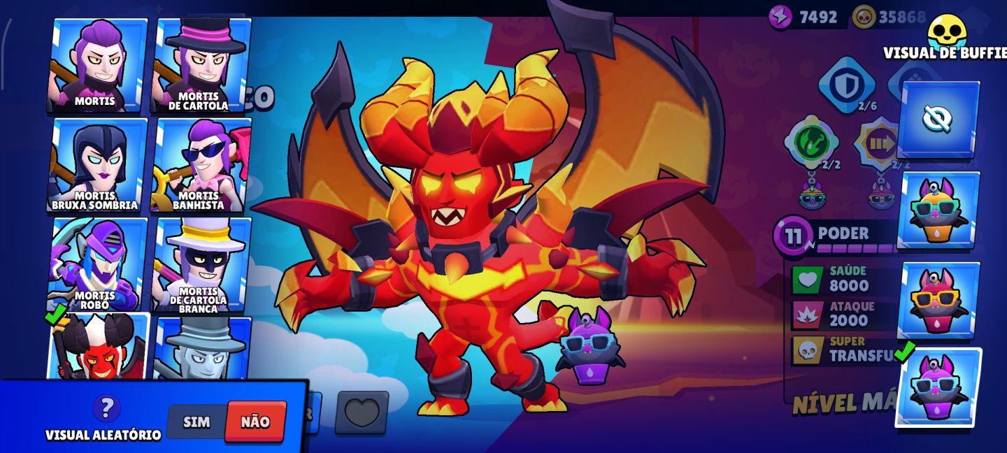 Conta Brawl Stars de 2019 | 107/108 Brawlers | Valor Negociável