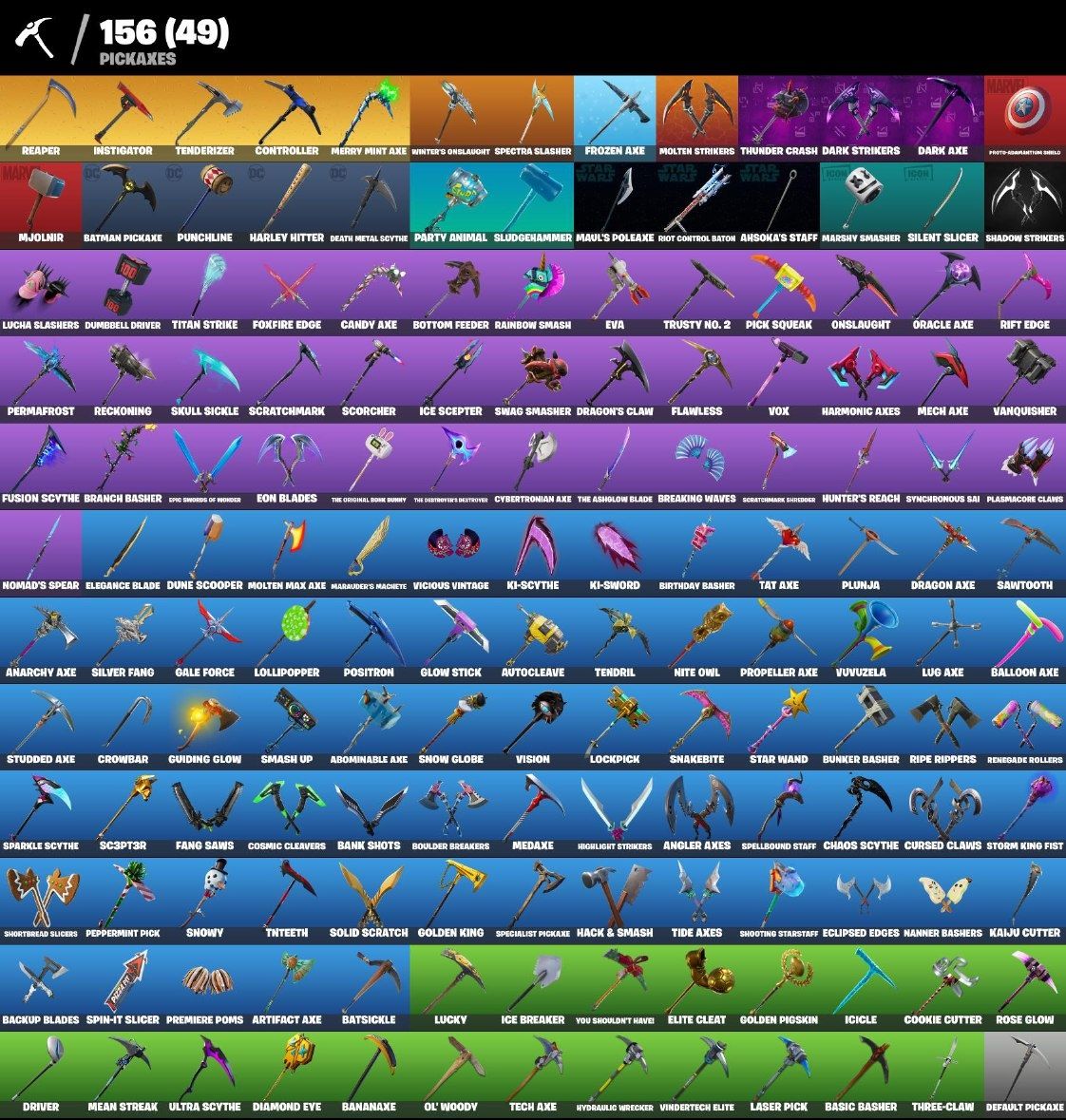 Conta Fortnite OG - Várias skins, emojis e outras coisas raras.