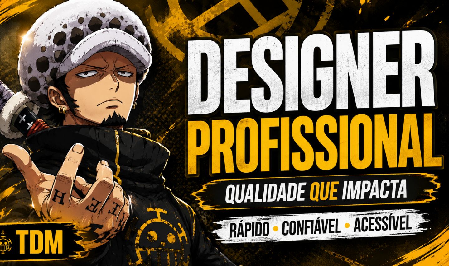 DESIGNER PROFISSIONAL (Thumbnail,logo,banner,anuncio, melhoria de imagem, insta)