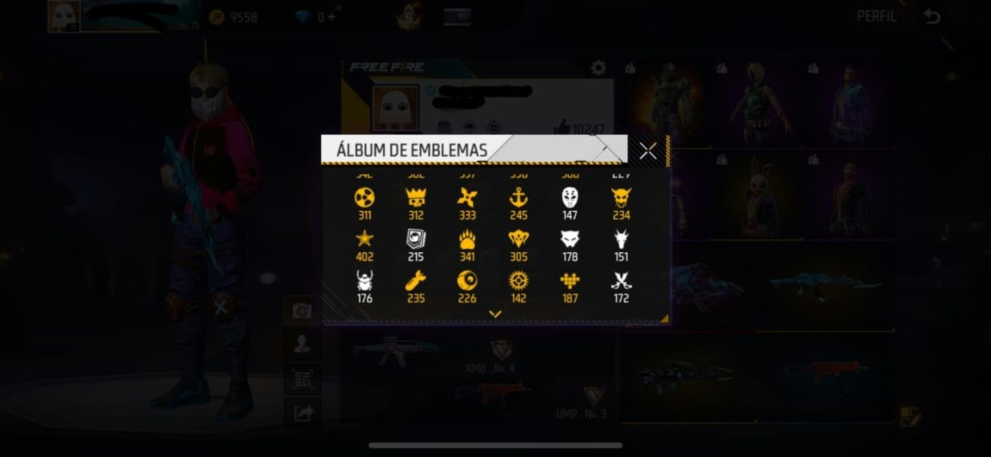 CONTA RARA DE FREE FIRE COM MAIS DE 10.247 CURTIDAS NO PERFIL!