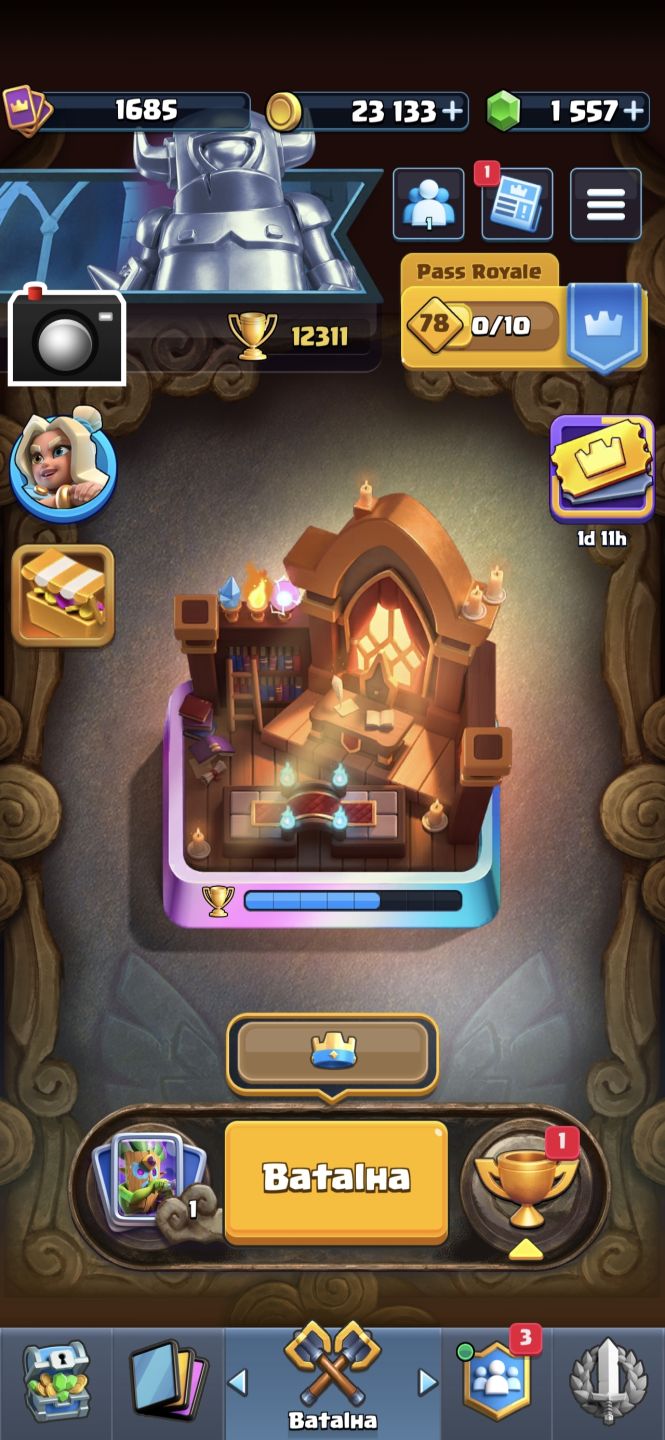 Conta de Clash Royale nível 16 com 2 deck nível 16 a