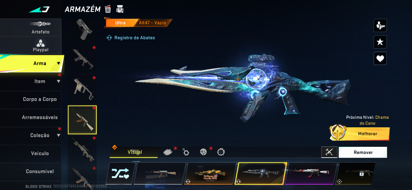 CONTA BLOOD STRIKE SKIN IZANA(VOLT) EVO SPEAR GELIDA
