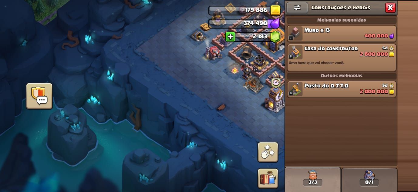 CONTA COC + CV14 FULL + BASE DO CONTRUTOR FULL + NIVEL 155 + SUPERCELL ID