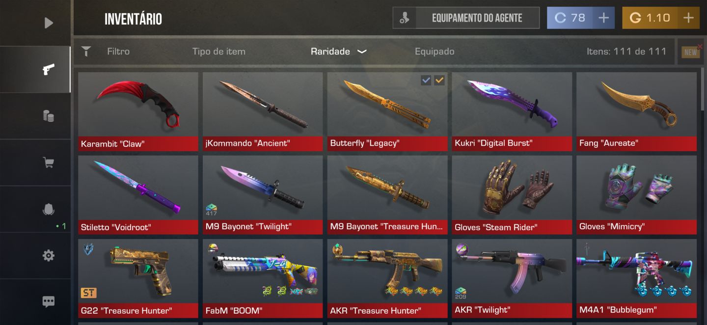 Conta Standoff 2 Recheada