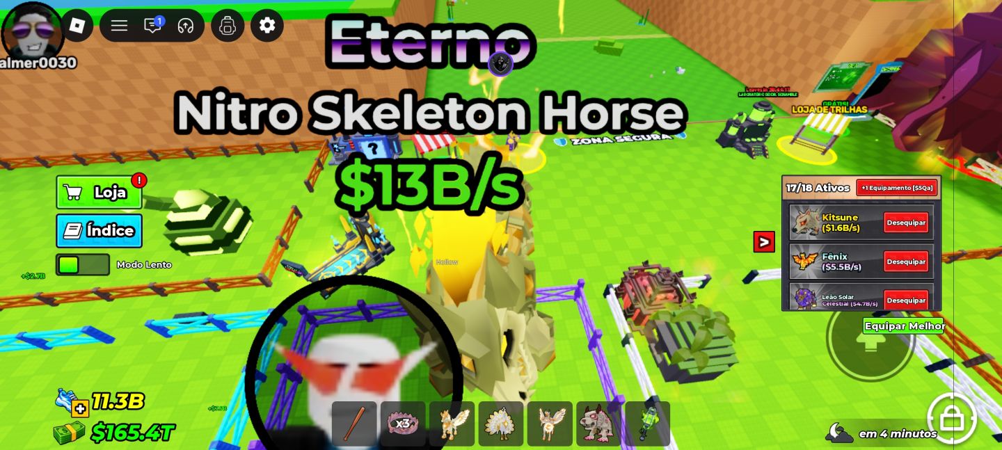 CONTA FORTE- STEAL A BRAINROT 165T+ / PETS SECRETOS E ETERNOS roube um ovo