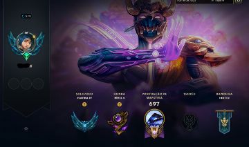 Conta 268 Skins | TODOS os Campeões | Level 519 |