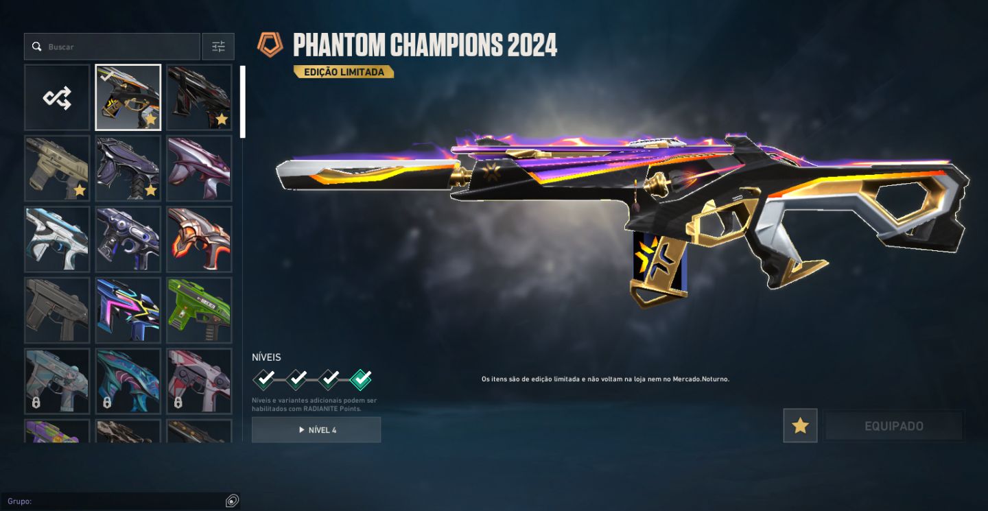 CONTA VALORANT 2500 GASTOS - CHAMPIONS 2024/2025 - NOESTE, PREULUDIO, KURONAMI+