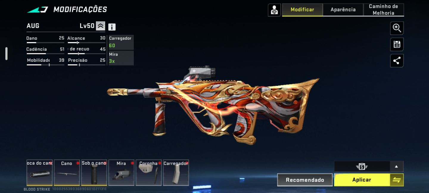 CONTA SIMPLES BLOODSTRIKE