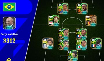 Conta efootball com 3312 de força