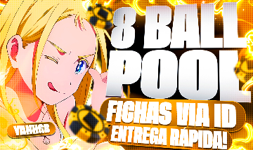 [MAIS BARATO] FICHAS 8 BALL POOL (1,1M/2M/3M/4,7M/6M DE FICHAS VIA ID)