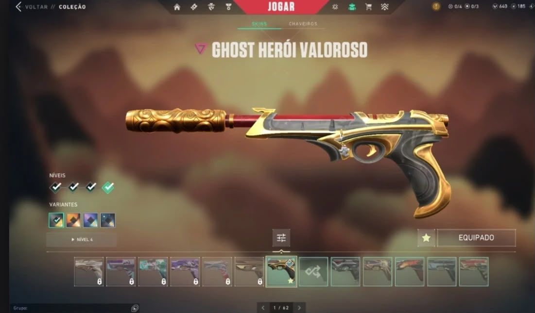Conta Valorant completa, Karambit RGX, Vandal Kuronami, Sheriff, Operator, Ghost