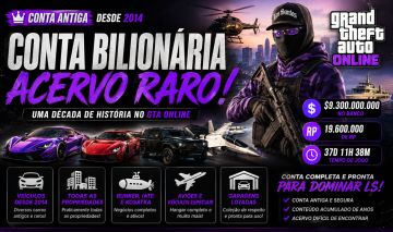 CONTA UPADA GTA 5 Online - Xbox One/Series X e S