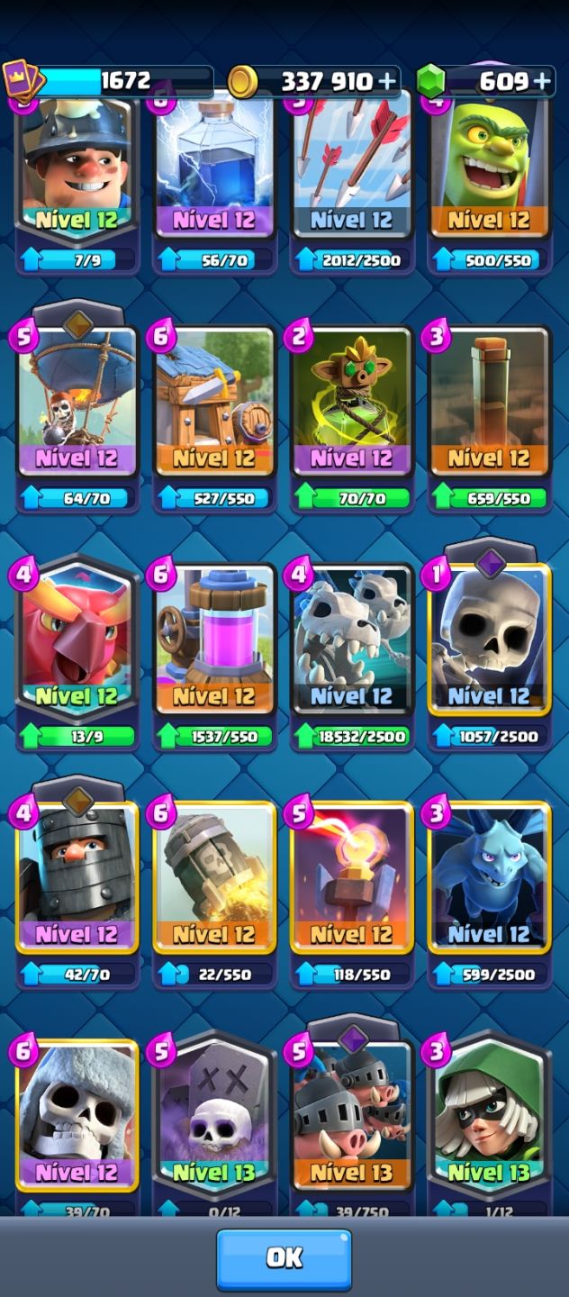 Conta Supercell Clash of clans e Clash royale