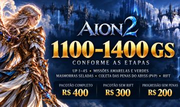 AION 2 chegue aos 1400 GS, não fique para trás