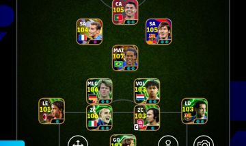 CONTA DE EFOOTBALL COM NEY MESSI CR7 + GRIEZMANN E RONALDINHO BLITZ CURLER
