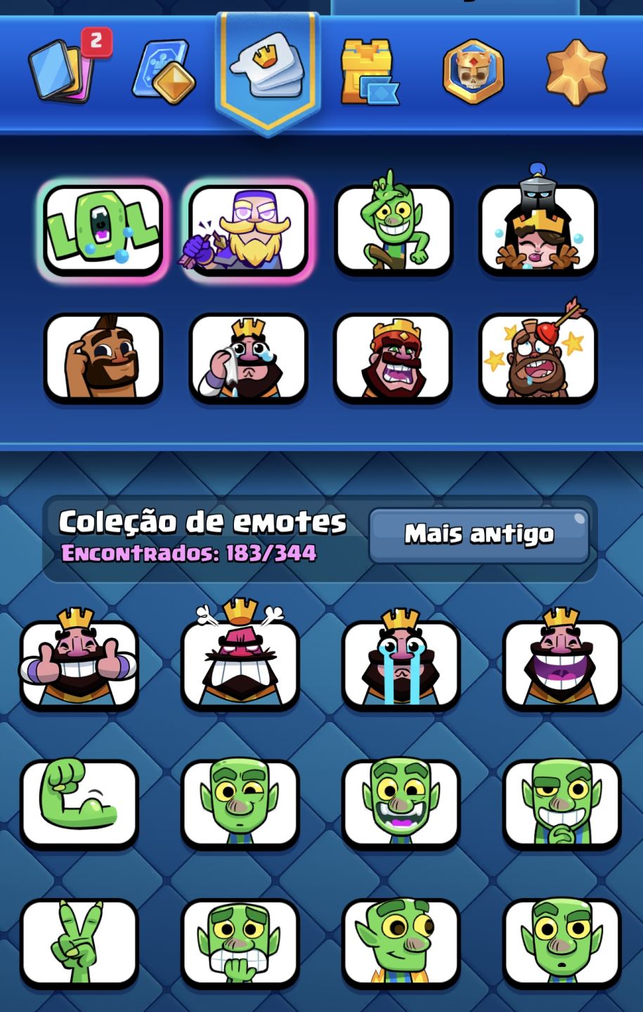 CONTA CLASH ROYALE 12.5k TROFÉUS - ENDGAME COMPLETA