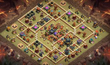CLASH OF CLANS - CV 17 RESCENTE FULL MUROS 17 - BARATA.BEM ENCAMINHADA