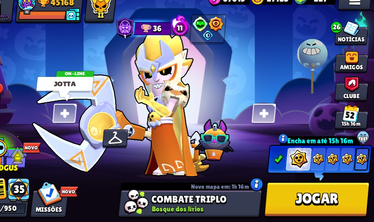 Conta de Brawl Stars barata e compensada