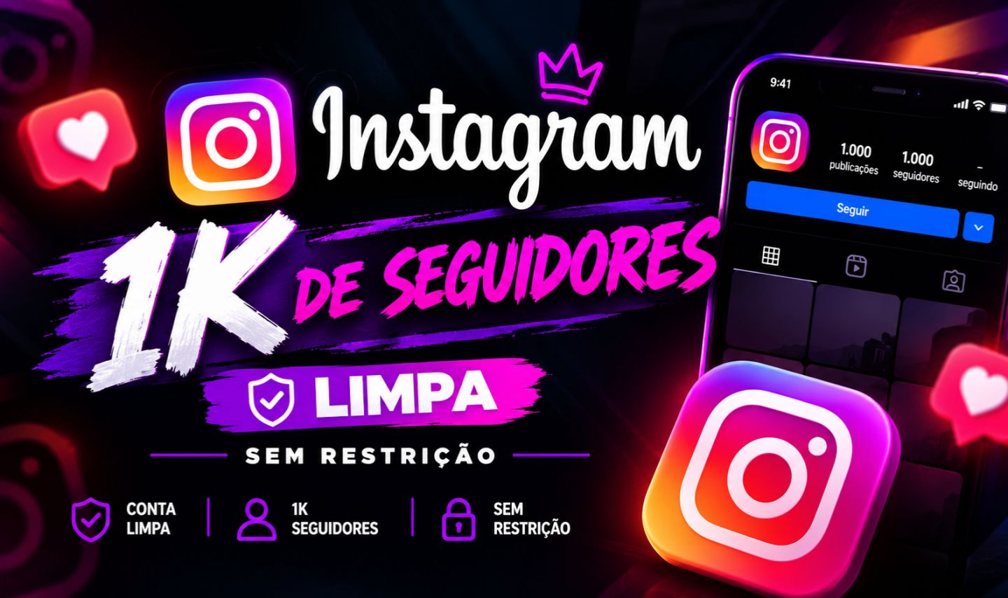 CONTA INSTAGRAM 1K SEGUIDORES | CONTA NOVA | ENTREGA RÁPIDA