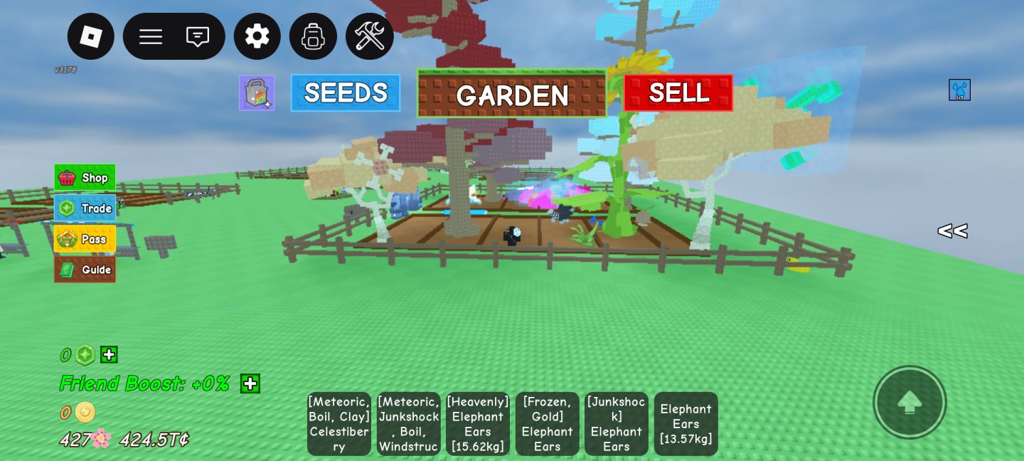 Conta Roblox Top , Skins , Blox Fruits , Grow a Garden 1 e 2 bem focados