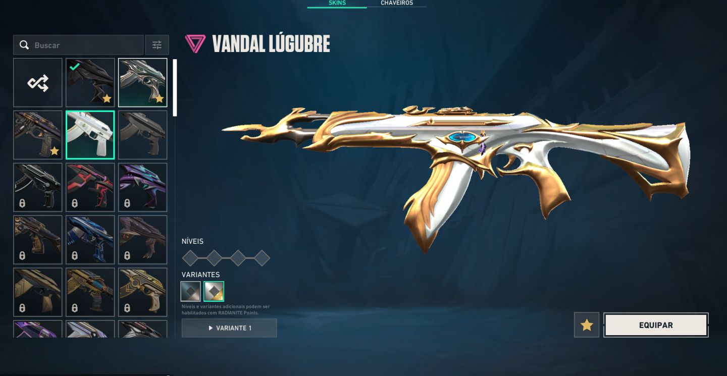 COnta Valorant, 2 skin de faca e muito mais