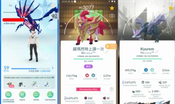 CONTA POKÉMON GO LEVEL 59 | 176 LENDARIO | 135 BRILHANTE | ZAMAZENTA COROADO
