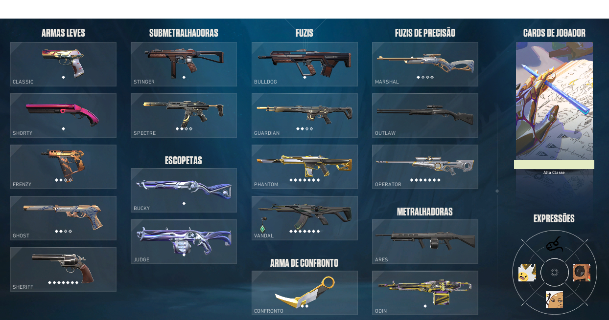 VALORANT [LEVEL 344] (Skins e Rankeada liberada)