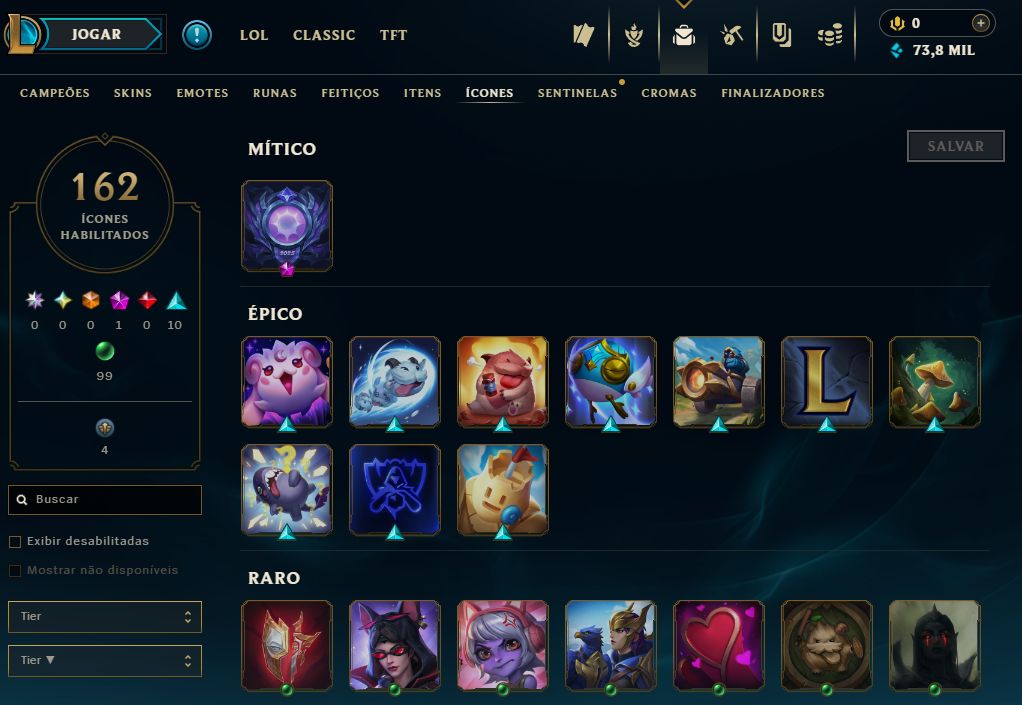 [Entrega Automática] Lol Platina, 82 Skins, 73K Ea, Todos Campeões, Lvl 187